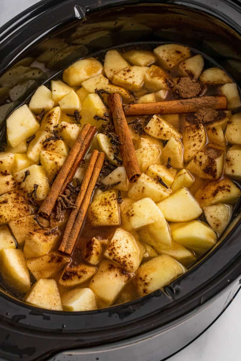 Slow Cooker Apple Cider • The Diary of a Real Housewife