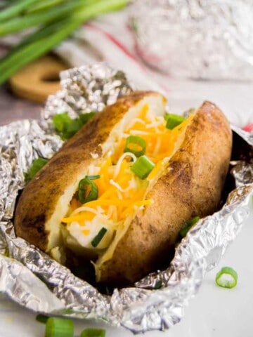 Slow Cooker Baked Potatoes