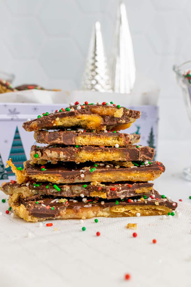 Christmas crack stacked