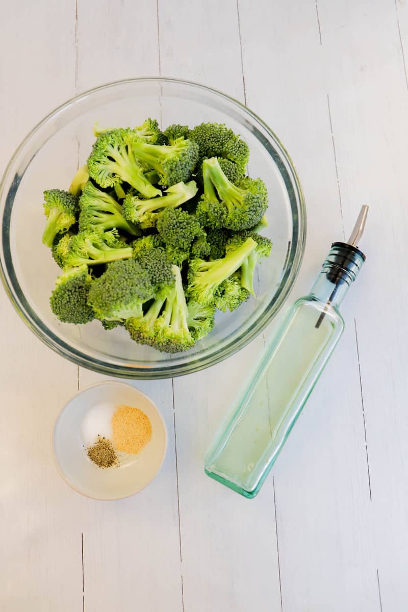 ingredients to make air fryer broccoli