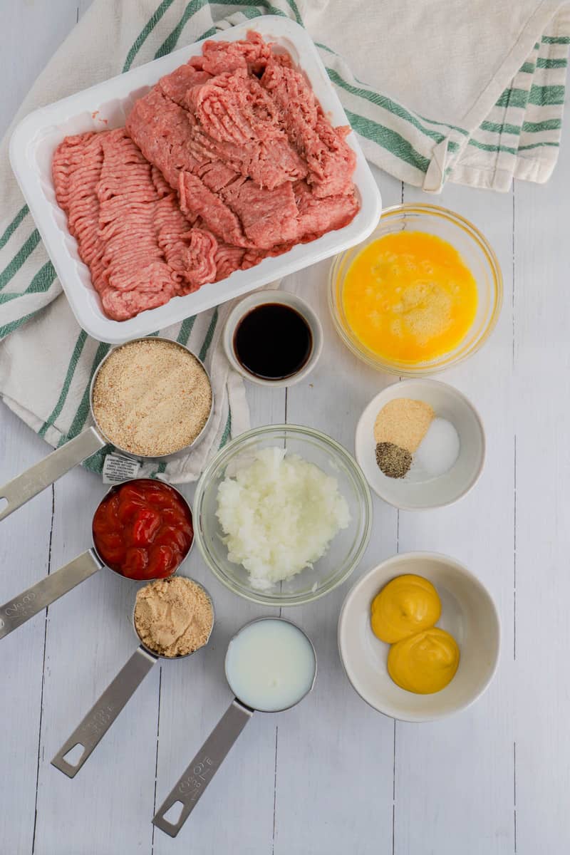 ingredients for turkey meatloaf