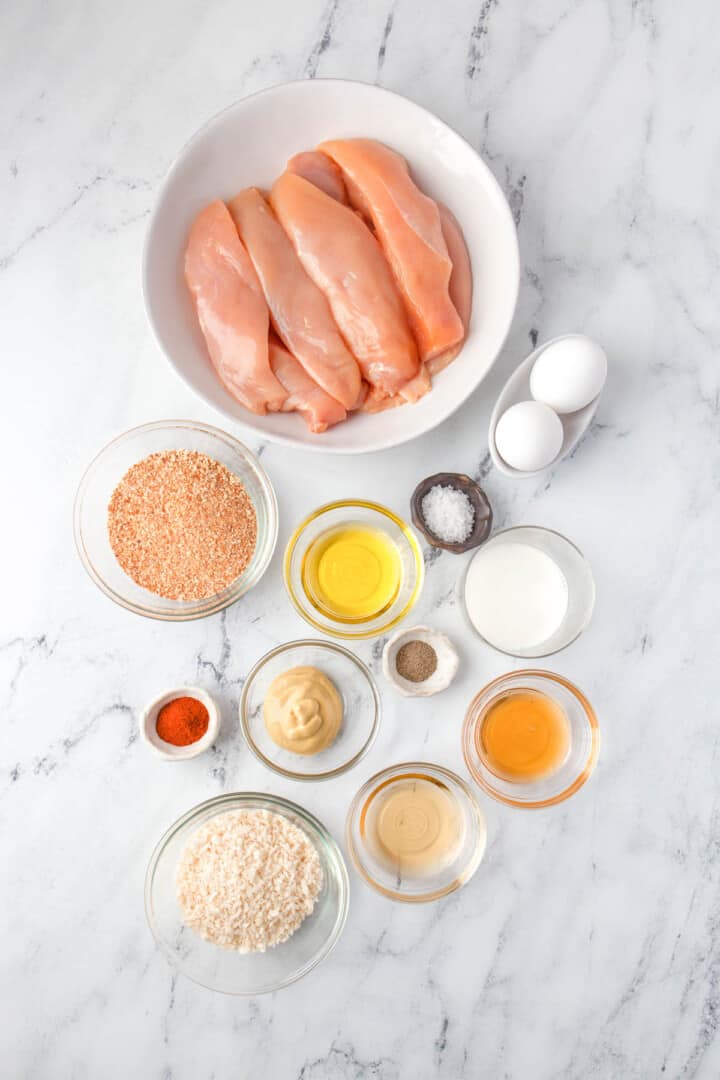 ingredients for air fryer chicken tenders