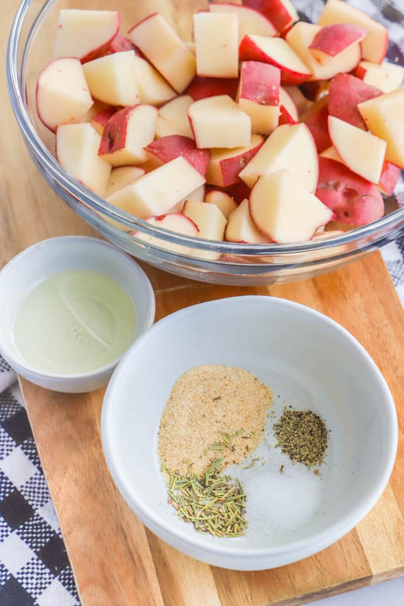 ingredients for air fryer red potatoes