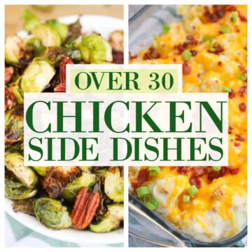 Over 32 awesome side dish recipe for your chicken dinner.