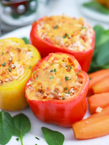 Slow Cooker Stuffed Peppers