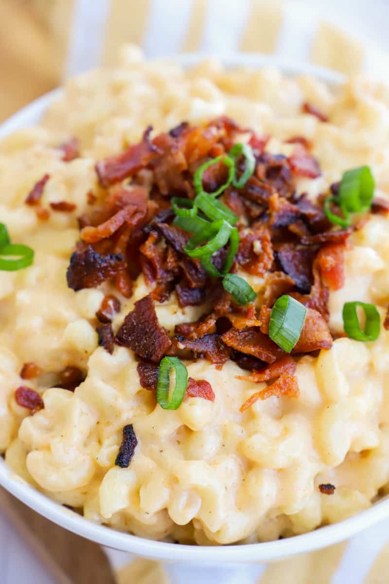 Mac and cheese in a bowl