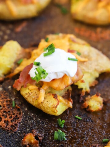 Loaded Smashed Potatoes