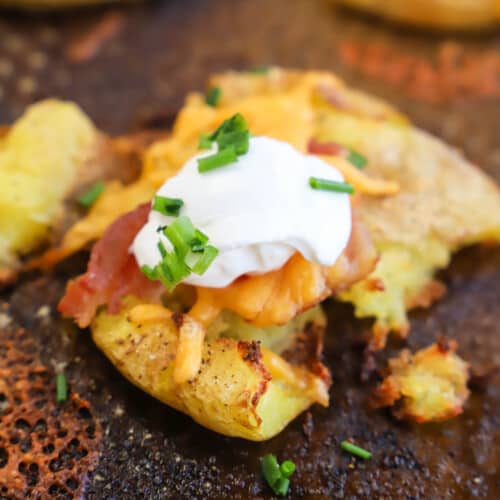 Loaded Smashed Potatoes