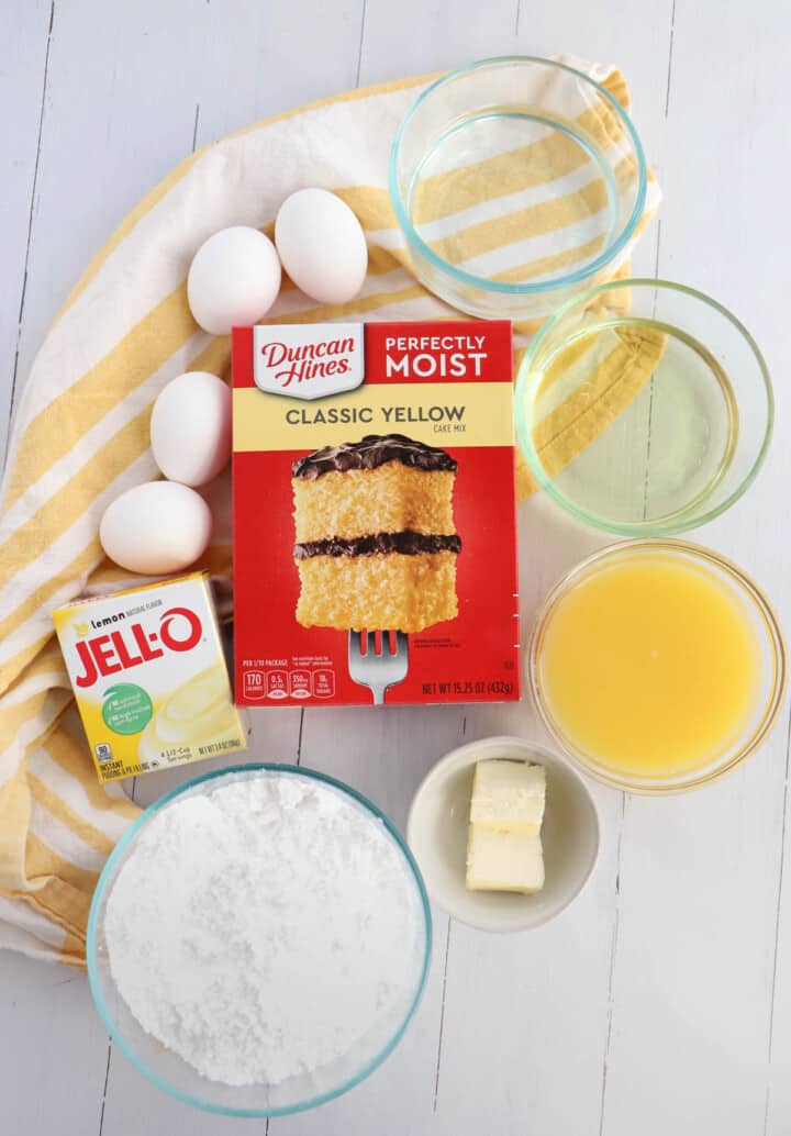 ingredients for orange juice cake