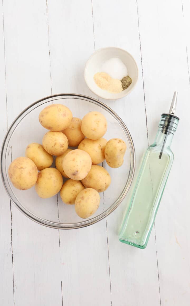 ingredients for smashed potatoes