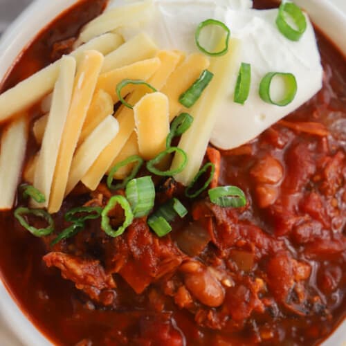 pulled pork chili