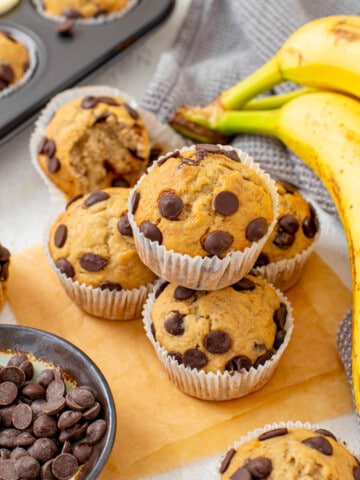 Banana Chocolate Chip Muffins