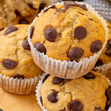 Banana Chocolate Chip Muffins