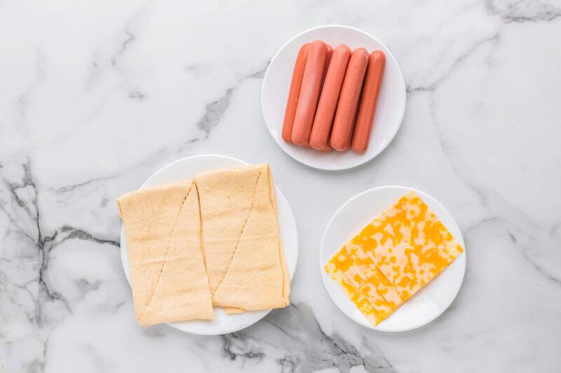 all ingredients laid out on marble counter