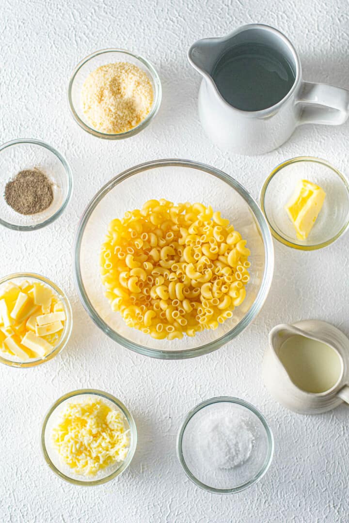 ingredients for instant pot mac and cheese