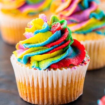 Rainbow Cupcake