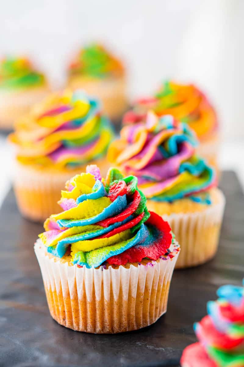 Rainbow Cupcake • The Diary of a Real Housewife