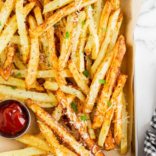 Air Fryer Parmesan Fries