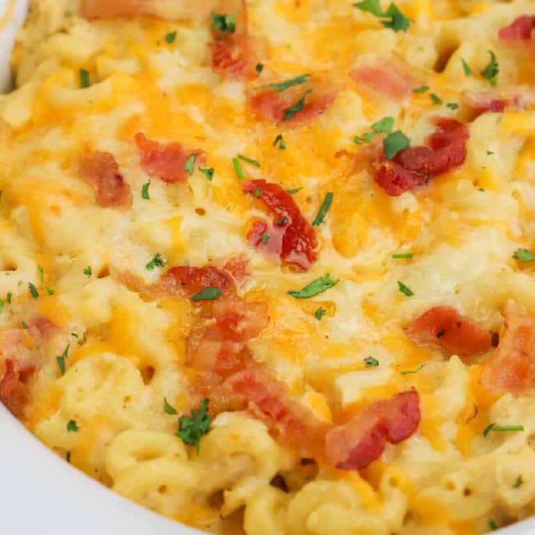 Chicken Bacon Ranch Mac and Cheese • The Diary of a Real Housewife