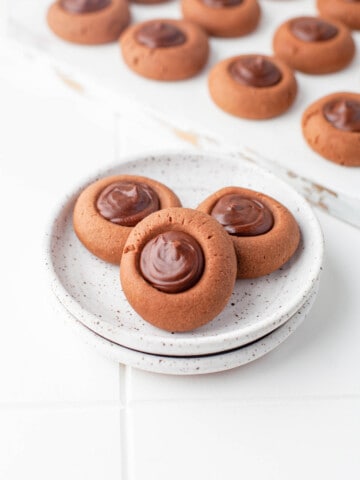 Chocolate Thumbprint Cookie