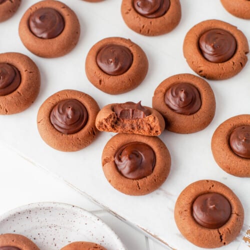 Chocolate Thumbprint Cookie