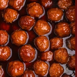 3 Ingredient Meatballs recipe card