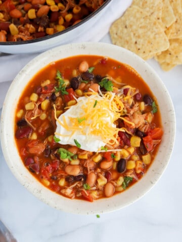 7 Can Taco Soup