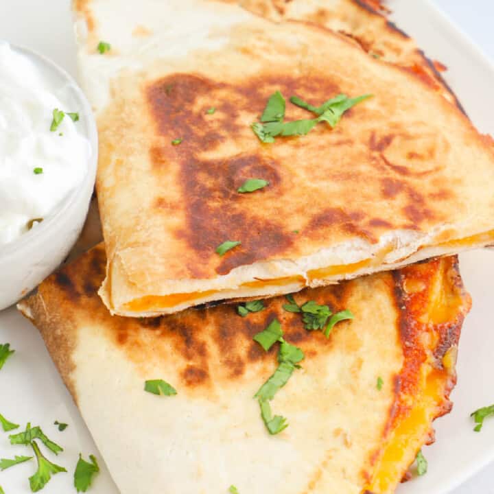 Air Fryer Quesadillas • The Diary of a Real Housewife