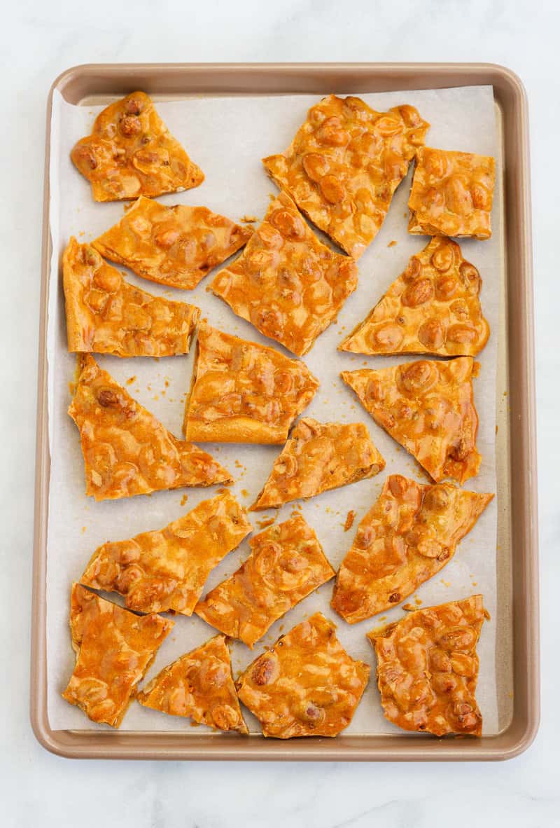 Microwave Peanut Brittle • The Diary of a Real Housewife