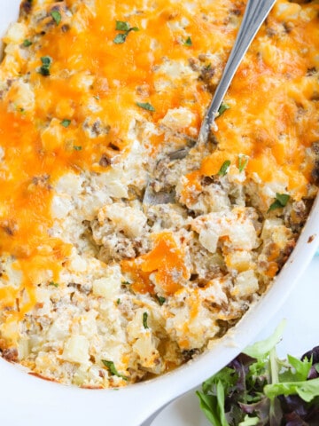 Hamburger Hashbrown casserole