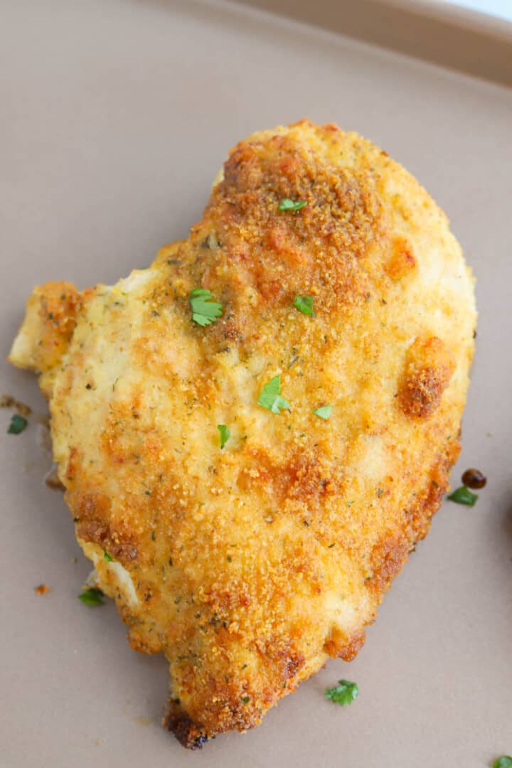 perfectly baked ranch chicken.