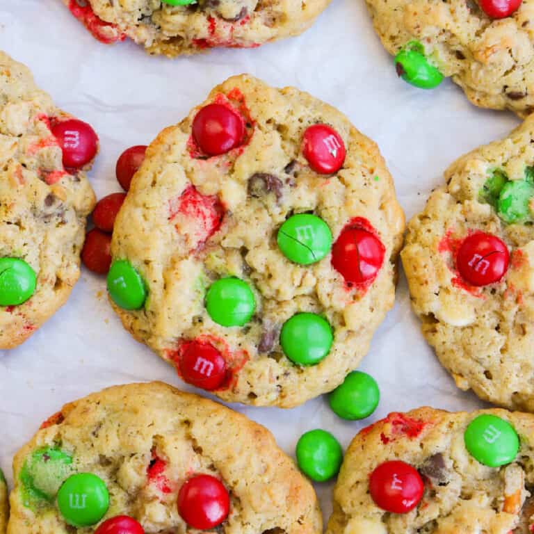Christmas Monster Cookies • The Diary of a Real Housewife