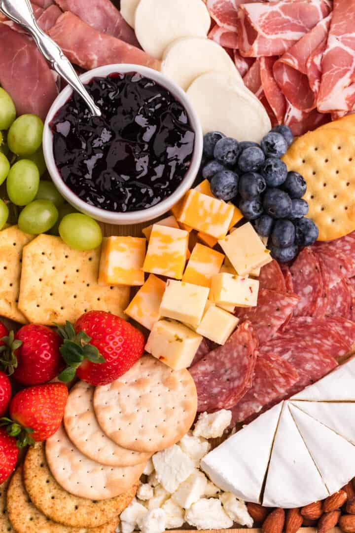 Easy Charcuterie Board recipe close up picture