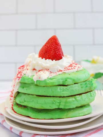 Grinch Pancakes