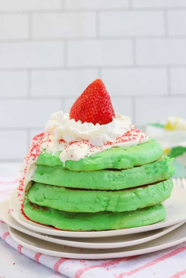 Grinch Pancakes