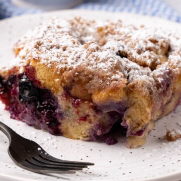 Blueberry French Toast Casserole