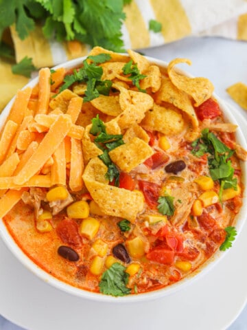 Creamy Chicken Tortilla Soup