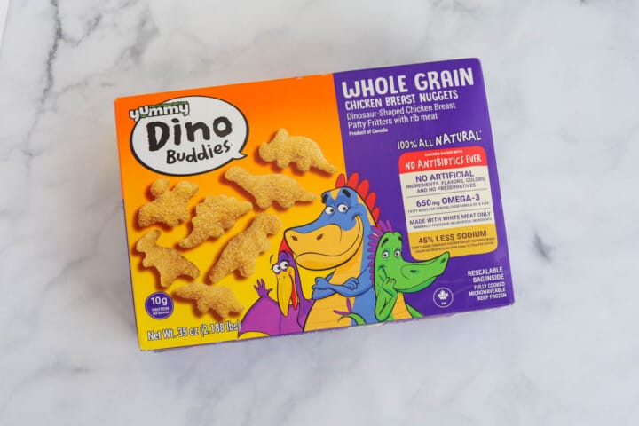 Box of Dino Nuggets.