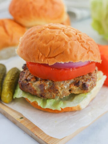 Air Fryer Turkey Burgers