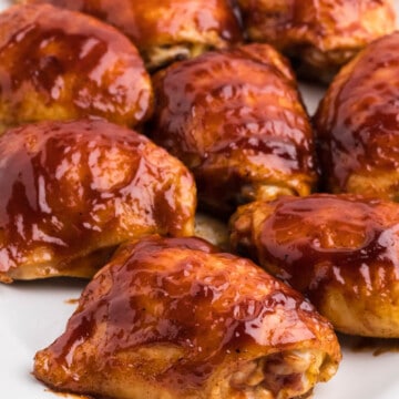 Baked BBQ Chicken Thighs