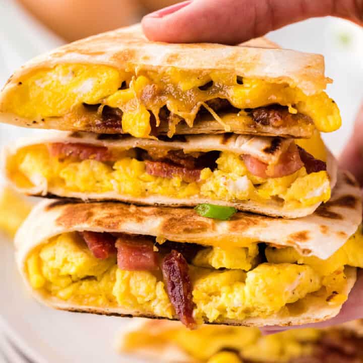 Breakfast Quesadillas • The Diary of a Real Housewife