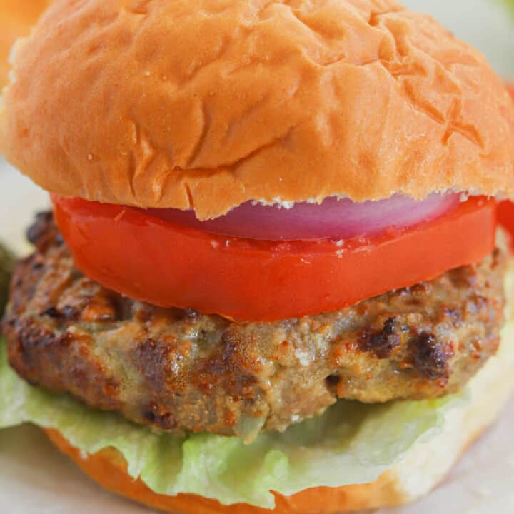 Air Fryer Turkey Burgers • The Diary of a Real Housewife
