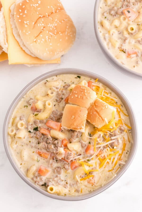 Cheeseburger Soup