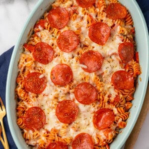 Pepperoni Pizza Casserole