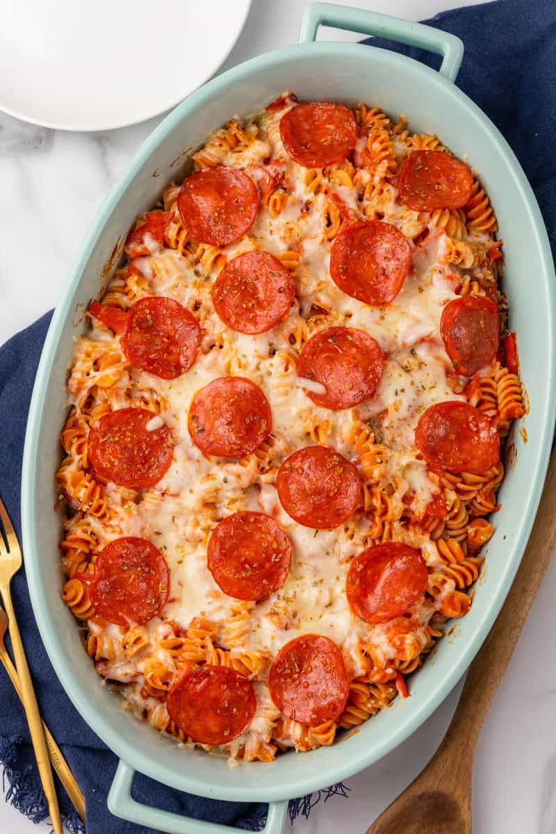 Pepperoni Pizza Casserole