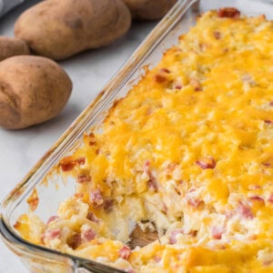 Cheesy Ham and Potato Casserole
