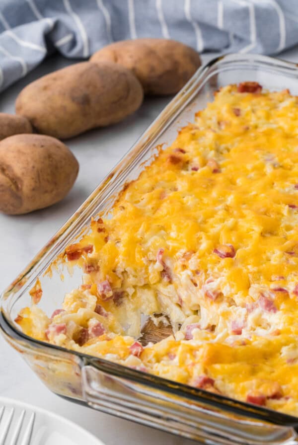 Cheesy Ham and Potato Casserole