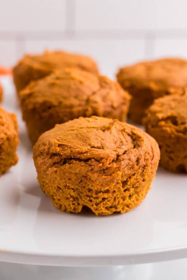 2 Ingredient Pumpkin Muffins (with Cake Mix)