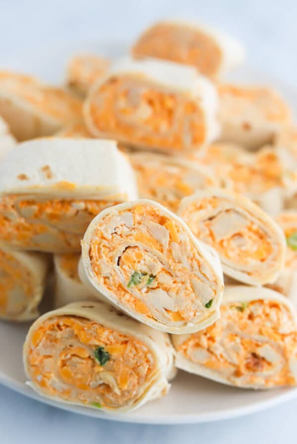 Buffalo Chicken Pinwheels