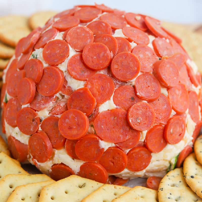 Pepperoni Cheese Ball • The Diary of a Real Housewife